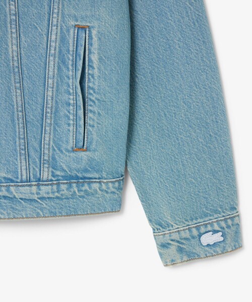 LACOSTE（ラコステ）の「バックワニロゴデニムジャケット（デニムジャケット・メンズ・ブルー・48/46/52/50）」の7枚目の写真