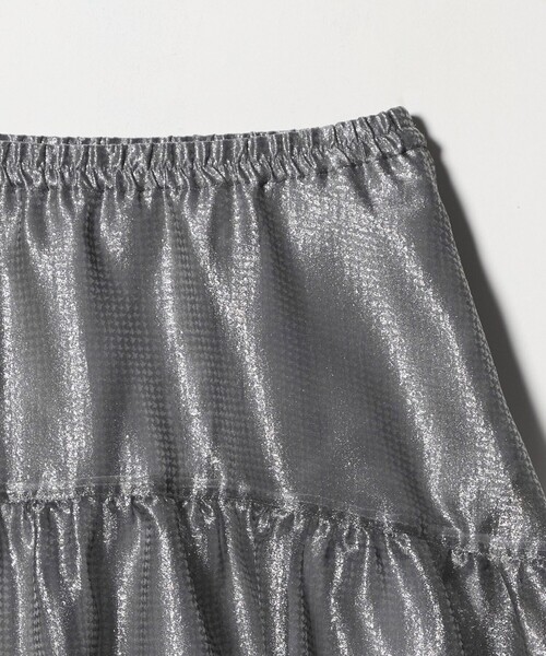 UNITED ARROWS（ユナイテッドアローズ）の「スケルトン シャイン ジャガード スカート ‐ウォッシャブル‐（スカート・レディース・シルバー/ブラック・38/36）」の12枚目の写真