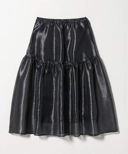 UNITED ARROWS（ユナイテッドアローズ）の「スケルトン シャイン ジャガード スカート ‐ウォッシャブル‐（スカート・レディース・シルバー/ブラック・38/36）」の18枚目の写真