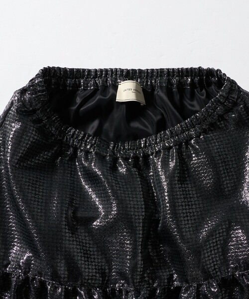 ユナイテッドアローズ　スケルトン シャイン ジャガード スカート　今季物 スケルトン シャイン ジャガード スカート ‐ウォッシャブル‐（スカート