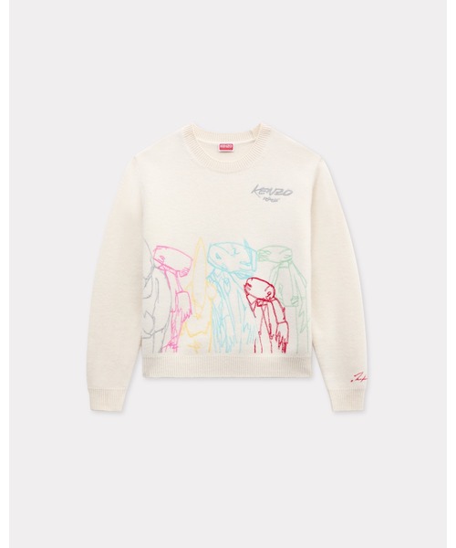 KENZO(ケンゾー)の「'Kenzo x Futura 2000' ウール ジャンパー(ニット/セーター・レディース・ホワイト系その他・SMALL/MEDIUM/X-SMALL)」の7枚目の写真