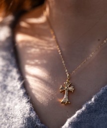 IRIEBEACH（アイリービーチ）の「cross necklace/【ハワイアンジュエリー】【サージカルステンレス】【金属アレルギー対応】【IRIEBEACH / アイリービーチ】つけっぱなしOK（ネックレス）」