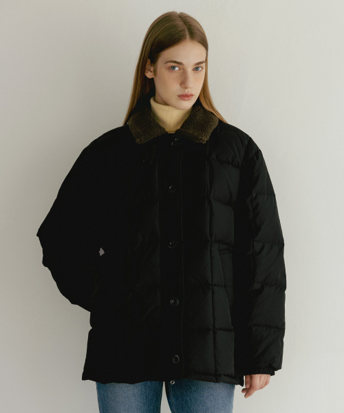 TTUDEMENT(トュードメント)の「FUR COLLAR DOWN JUMPER BLACK(ダウンジャケット/コート・レディース・その他・SMALL/MEDIUM)」の1枚目の写真