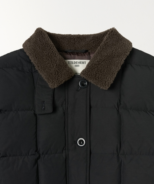 TTUDEMENT(トュードメント)の「FUR COLLAR DOWN JUMPER BLACK(ダウンジャケット/コート・レディース・その他・SMALL/MEDIUM)」の4枚目の写真