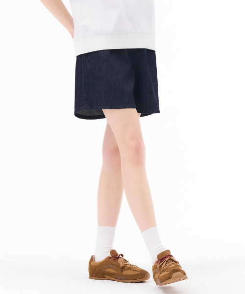 CHASECULT(チェイスカルト)の「レディース オールバンディング 4部 デニムパンツ - ネイビー(その他パンツ・レディース・ネイビー・70/76/67)」の5枚目の写真