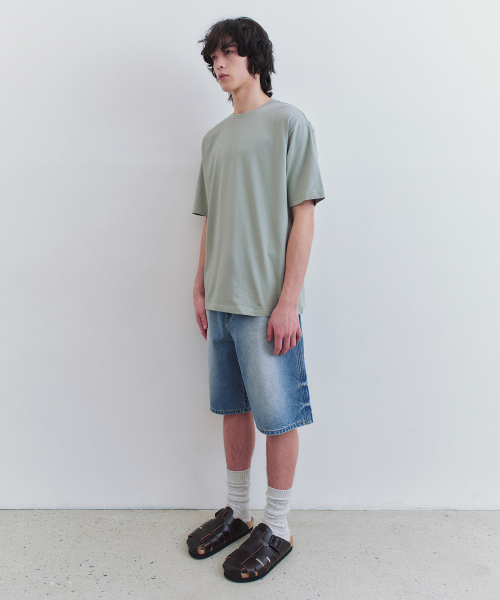INSILENCE(インサイロンス)の「スーピマコットンプレミアムTシャツSAGEGREEN(Tシャツ/カットソー・メンズ・その他・MEDIUM/LARGE/SMALL)」の3枚目の写真