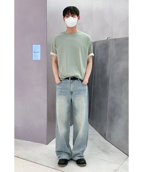 INSILENCE(インサイロンス)の「スーピマコットンプレミアムTシャツSAGEGREEN(Tシャツ/カットソー・メンズ・その他・MEDIUM/LARGE/SMALL)」の8枚目の写真