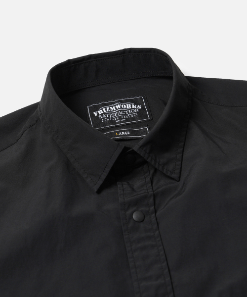 FRIZMWORKS(フリズムワークス)の「NYCO HALF COACH JACKET _ BLACK(ナイロンジャケット・メンズ・その他・MEDIUM/LARGE/X-LARGE)」の3枚目の写真