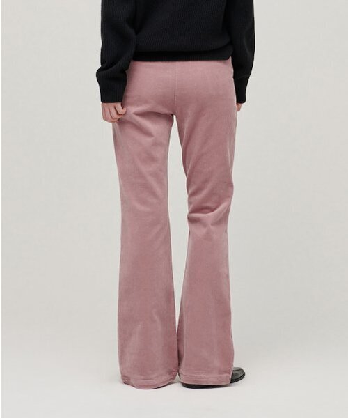 MUSINSA STANDARD WOMAN（ムシンサスタンダードウーマン）の「ウィメンズブーツカットコーデュロイパンツ[ピンク]（その他パンツ・レディース・その他・30/24/25/26/27/28/29）」の2枚目の写真