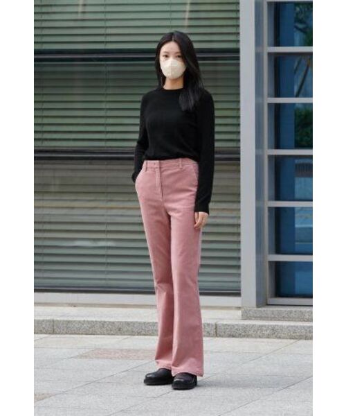 MUSINSA STANDARD WOMAN（ムシンサスタンダードウーマン）の「ウィメンズブーツカットコーデュロイパンツ[ピンク]（その他パンツ・レディース・その他・30/24/25/26/27/28/29）」の13枚目の写真