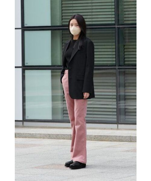 MUSINSA STANDARD WOMAN（ムシンサスタンダードウーマン）の「ウィメンズブーツカットコーデュロイパンツ[ピンク]（その他パンツ・レディース・その他・30/24/25/26/27/28/29）」の14枚目の写真