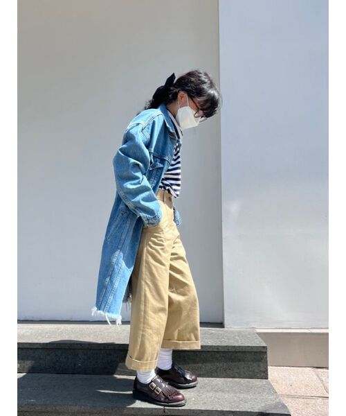 MUSINSA STANDARD WOMAN（ムシンサスタンダードウーマン）の「ウィメンズテーパードチノパンツ[ベージュ]（その他パンツ・レディース・その他・30/24/25/26/27/29）」の10枚目の写真