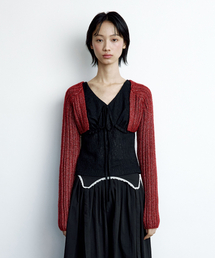 ROUGHNECK（ラフネック）の「メロウウールボレロレッド（カーディガン/ボレロ）」