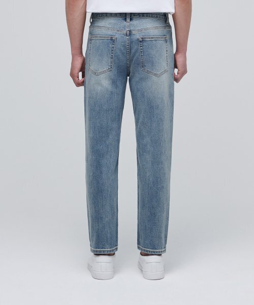 MUSINSA STANDARD（ムシンサスタンダード）の「スリムクロップドデニムパンツ[スカイブルー]（デニムパンツ・メンズ・その他・27/28/29/40/32/30/31/33/26）」の3枚目の写真
