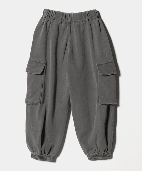 green label relaxing（グリーンレーベルリラクシング）の「裏毛 ワイドカーゴパンツ（MDグレー）/ キッズ  100cm-160cm（カーゴパンツ・キッズ・グレー系・160cm/120cm/110cm/100cm/140cm/150cm/130cm）」の17枚目の写真