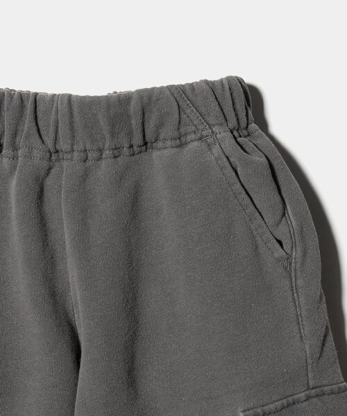 green label relaxing（グリーンレーベルリラクシング）の「裏毛 ワイドカーゴパンツ（MDグレー）/ キッズ  100cm-160cm（カーゴパンツ・キッズ・グレー系・160cm/120cm/110cm/100cm/140cm/150cm/130cm）」の18枚目の写真