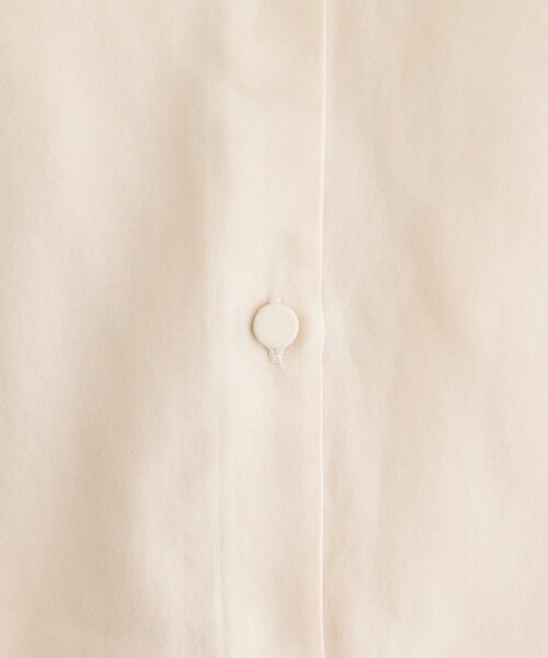 洗える／羽織に使える】セルロース フリルブラウス（シャツ/ブラウス