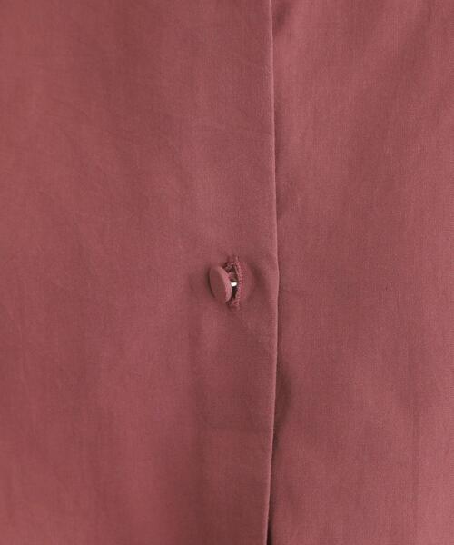 洗える／羽織に使える】セルロース フリルブラウス（シャツ/ブラウス