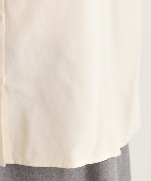 洗える／羽織に使える】セルロース フリルブラウス（シャツ/ブラウス