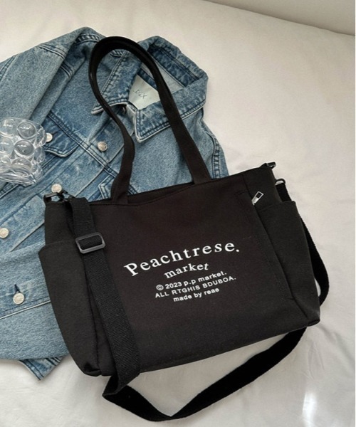 BACKYARD FAMILY(バックヤードファミリー)の「トートバッグ pmytotobag14(トートバッグ・レディース・ブルー/アイボリー/ベージュ/ブラック/グレー・FREE)」の9枚目の写真
