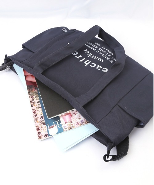 BACKYARD FAMILY(バックヤードファミリー)の「トートバッグ pmytotobag14(トートバッグ・レディース・ブルー/アイボリー/ベージュ/ブラック/グレー・FREE)」の14枚目の写真