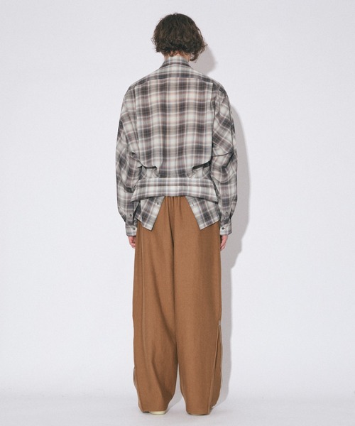 beautiful people(ビューティフルピープル)の「double-end fresco flannel check shirt(シャツ/ブラウス・レディース・ライトグレー・38)」の11枚目の写真