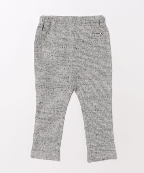 RAGMART（ラグマート）の「ジャガードリブレギンス（レギンス/スパッツ・キッズ・ブラック/グレー/ブラック×ホワイト・100cm/110cm/120cm/130cm）」の2枚目の写真