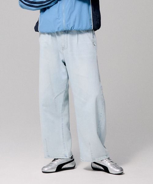 BAYFLOW(ベイフロー)の「バレルデニムパンツ(デニムパンツ・メンズ・ライトブルー/チャコール・MEDIUM/LARGE)」の2枚目の写真