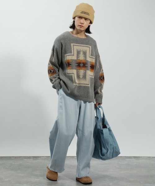 BAYFLOW(ベイフロー)の「バレルデニムパンツ(デニムパンツ・メンズ・ライトブルー/チャコール・MEDIUM/LARGE)」の16枚目の写真