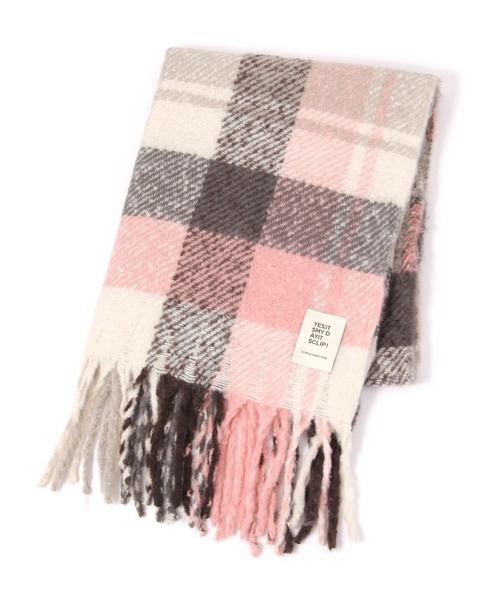 studio CLIP（スタディオクリップ）の「静電気軽減ふわふわストール（マフラー・レディース・ブルー/イエロー/オレンジ/ベージュ/ピンク/グリーン・FREE）」の9枚目の写真