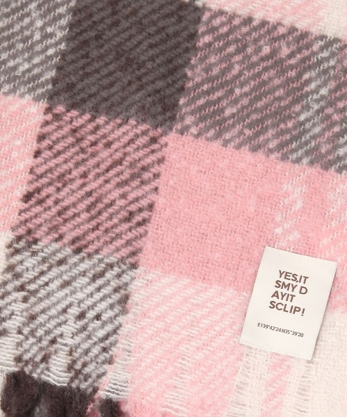 studio CLIP（スタディオクリップ）の「静電気軽減ふわふわストール（マフラー・レディース・ブルー/イエロー/オレンジ/ベージュ/ピンク/グリーン・FREE）」の15枚目の写真