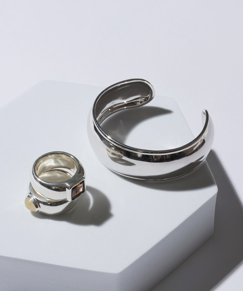 SAMH by LILAS】20mmワイドバングル SV（ブレスレット）｜Lilas（リラ