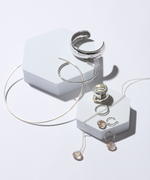 SAMH by LILAS】20mmワイドバングル SV（ブレスレット）｜Lilas（リラ