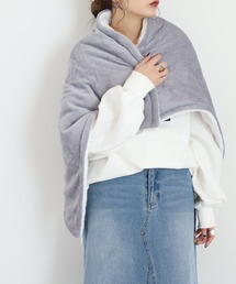 Ree&Mee（リーアンドミー）の「Ree&Mee 暖か もこもこ 内側ボア やわらか フリース ショール ブランケット（ブランケット）」
