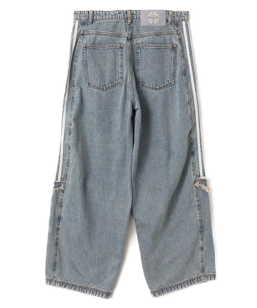 adidas(アディダス)の「adidas TG WIDE DENIM PANTS / アディダス チームガイスト ワイド D パンツ(デニムパンツ・メンズ・インディゴブルー・24inch/25inch/26inch/30inch/32inch/34inch/36inch)」の7枚目の写真