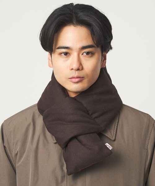 COBMASTER（コブマスター）の「【別注】＜COBMASTER＞GLR ブラウン ダウン マフラー（マフラー・メンズ・ダークブラウン・FREE）」の8枚目の写真