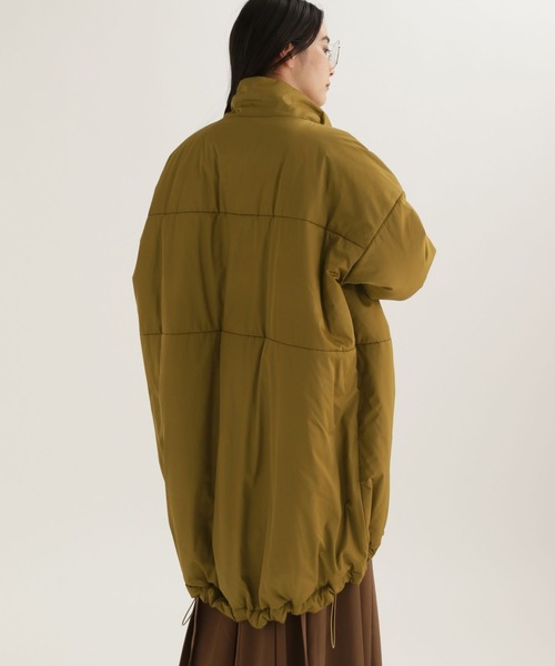 studio CLIP(スタディオクリップ)の「【daily CLIP】モンスター中綿コート(ダウンジャケット/コート・レディース・ベージュ/ブラック・FREE)」の12枚目の写真