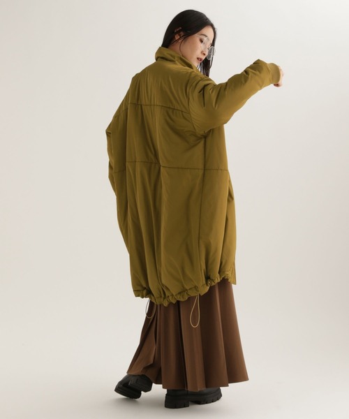 studio CLIP(スタディオクリップ)の「【daily CLIP】モンスター中綿コート(ダウンジャケット/コート・レディース・ベージュ/ブラック・FREE)」の15枚目の写真