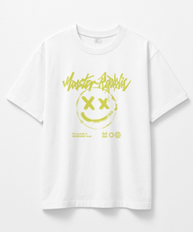 スマイルパステルイエローTシャツホワイト_8140