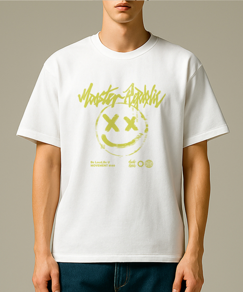 MONSTER REPUBLIC(モンスターリパブリック)の「スマイルパステルイエローTシャツホワイト_8140(Tシャツ/カットソー・レディース・その他・SMALL/MEDIUM/LARGE/X-LARGE)」の4枚目の写真