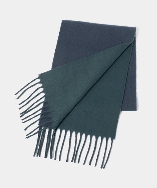 BEAUTY&YOUTH UNITED ARROWS（ビューティーアンドユースユナイテッドアローズ）の「リバーシブル ソフト マフラー（マフラー・レディース・オフホワイト/ネイビー/イエロー・FREE）」の17枚目の写真