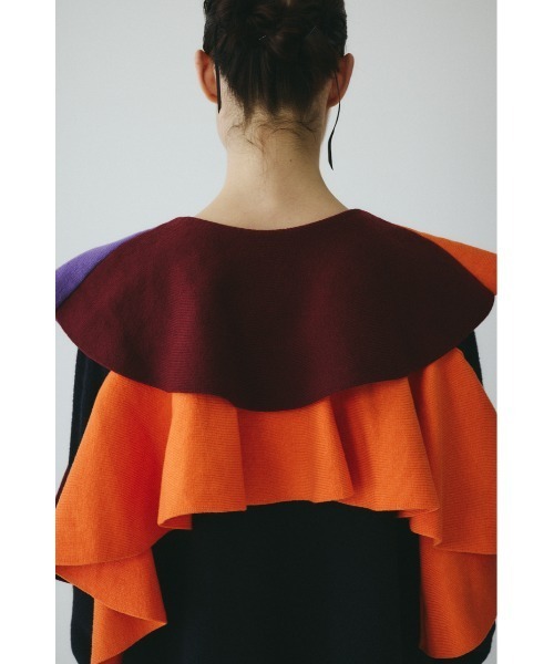 Ruffle knit dress ラッフルニットドレス（ワンピース）｜HeRIN.CYE