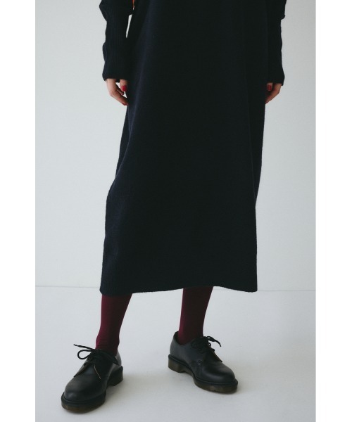 HeRIN.CYE(ヘリンドットサイ)の「Ruffle knit dress ラッフルニットドレス(ワンピース・レディース・ネイビー/グレー/オフホワイト・FREE)」の6枚目の写真