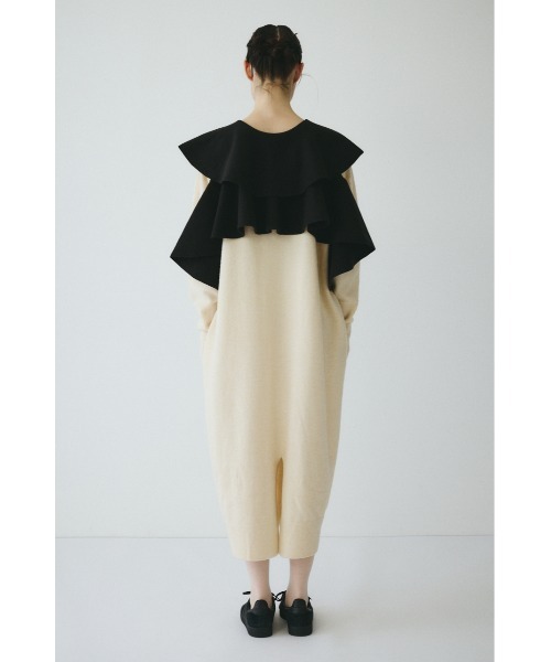 Ruffle knit dress ラッフルニットドレス（ワンピース）｜HeRIN.CYE