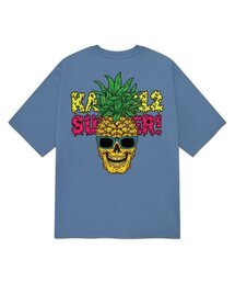 KGTN0211 パイン20番手半袖Tシャツブルー