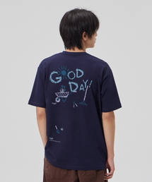 [グッドデイ]コットンルーズフィット半袖Tシャツ_スペースネイビー