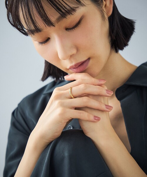 Jouete（ジュエッテ）の「[ツイニング] リング フロウ（リング・レディース・イエローゴールド・19号/15号/13号/17号/21号/11号/9号/7号）」の8枚目の写真
