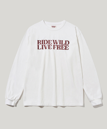 RUSTICCLUB（ラスティッククラブ）の「COWBOY MESSAGE LONG SLEEVE_WHITE（Tシャツ/カットソー）」