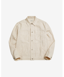 sortie（ソルティ）の「Type-2 Linen Trucker Jacket (Ivory)（その他アウター）」