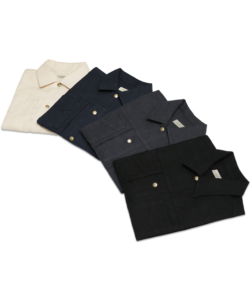 sortie(ソルティ)の「Type-2 Linen Trucker Jacket (Ivory)(その他アウター・メンズ・その他・MEDIUM/LARGE/X-LARGE)」の8枚目の写真